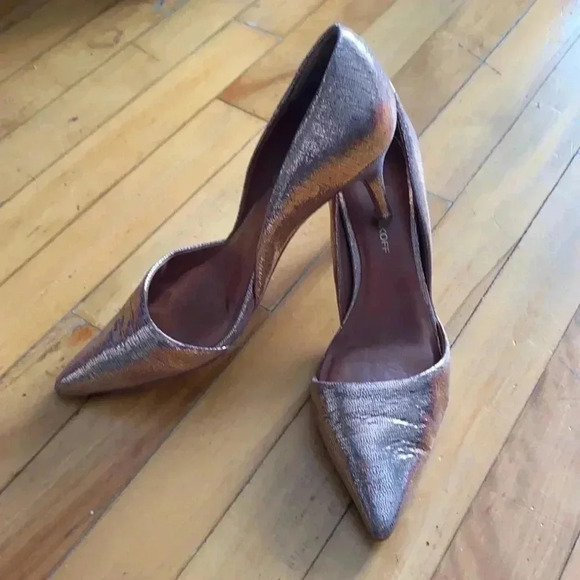 Rebecca  Minkoff shiny heels - Picture 1 of 9